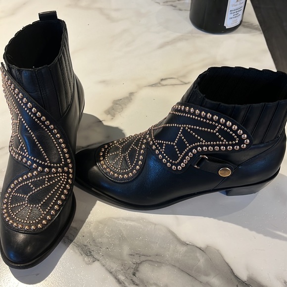 Sofia Webster Leather Booties - Picture 2 of 3